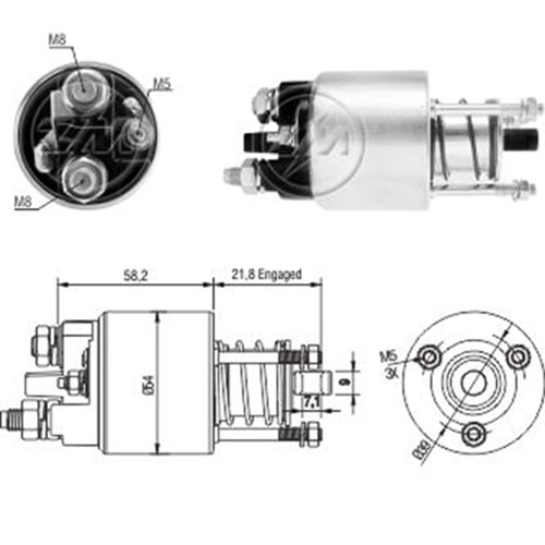 MARS OTOMATIGI 12V CITROEN C5 PEJO 206-207-307