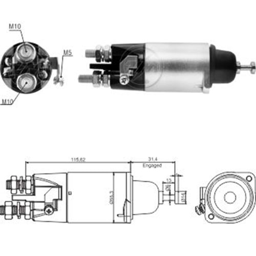 MARS OTOMATIGI 24V MERCEDES ATEGO - ATRON - AXOR