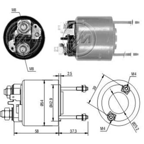 MARS OTOMATIGI 12V 2 DELIKLI RENAULT CLIO EXPRES EM CBS P513