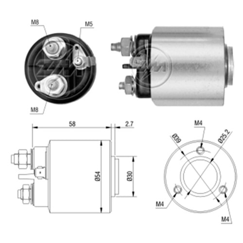 MARS OTOMATIGI 12V 3 DELIKLI PEUGEOT PARTNER CITROEN BERLINGO CBS P518