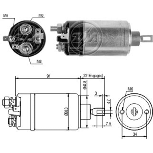 MARS OTOMATIGI 12V FORD OPEL ESKI MODEL INCE GOVDE (CBS-B767)