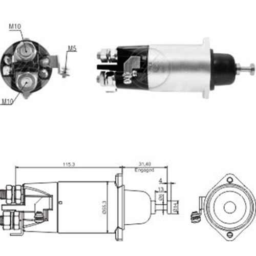 MARS OTOMATIGI 24V HITACHI EXCAVATOR ISUZU KAMYON