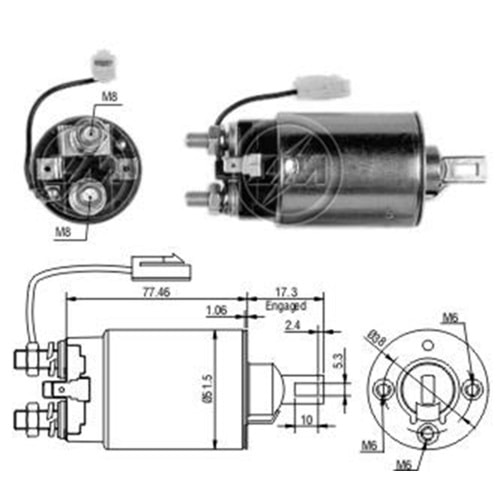 MARS OTOMATIGI 12V MAZDA 323-626-929