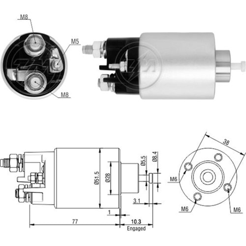 MARS OTOMATIGI 12V 4 DELIK DACIA LOGAN NISSAN ALMERA MICRA RENAULT CLIO KANGOO 1,5L T DSL