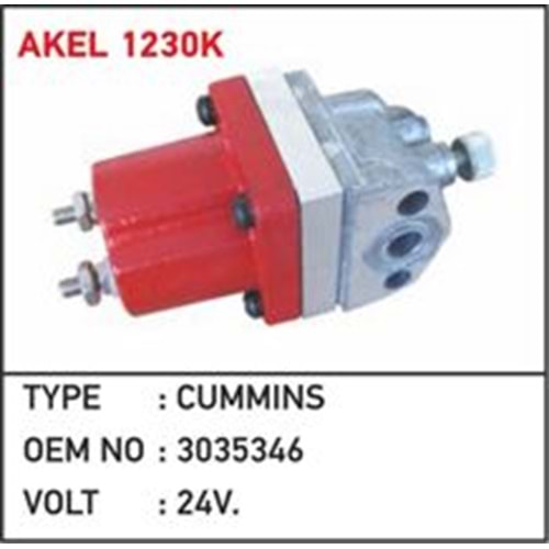 STOP SELENOİDİ 24V KOMPLE