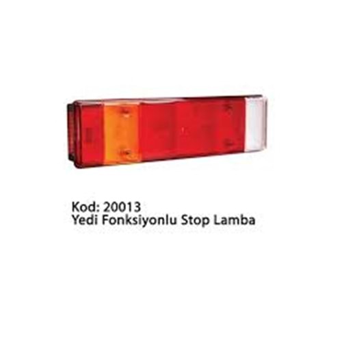 7 Lİ STOP LAMBA KABLOLU DÜZ