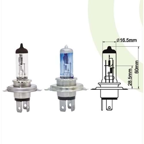 H 4 12 V 100/90W P43T AMPUL TIRNAKLI