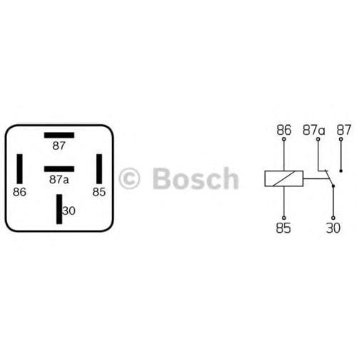 RÖLE 24V 5 UÇLU SAPLI 0986AH0613