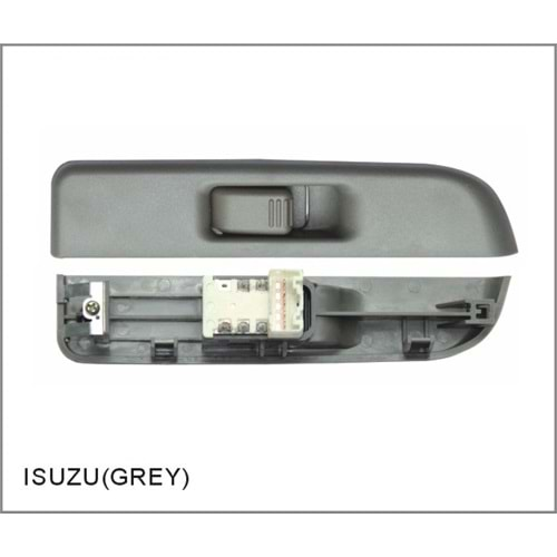 SM598 ANAHTAR CAM AÇMA ISUZU SAĞ TEKLİ GRİ