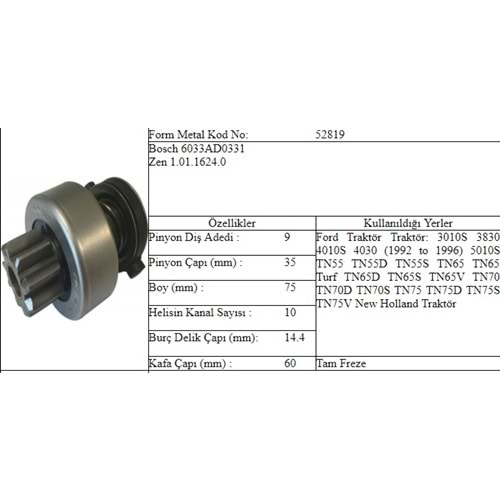 M.DİŞLİ NEW HOLLAND FORD