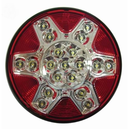 YUVARLAK LAMBA LEDLİ STOP/PARK 12V PRESTİGE 500289