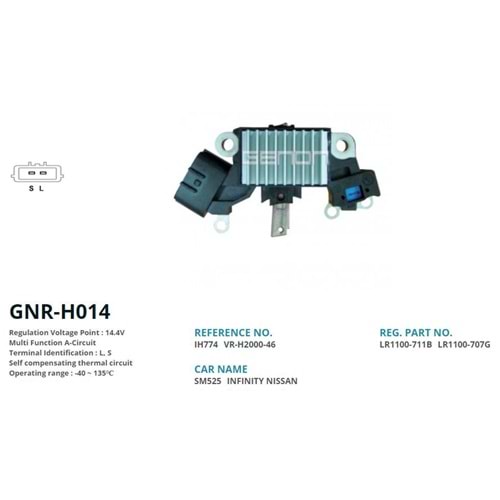 KONJ. 12V NISSAN MAXIMA 3.0 (95-97 MODEL) - INFINI