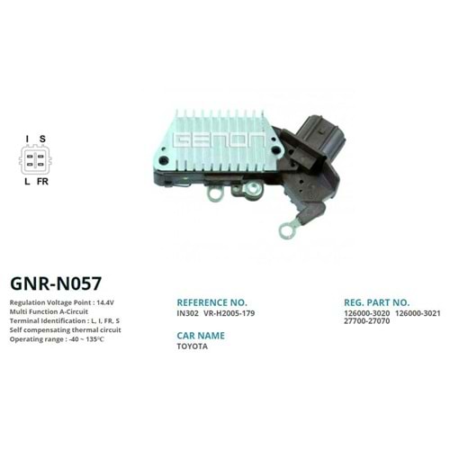 KONJ. 12V TOYOTA (L, I, FR, S)