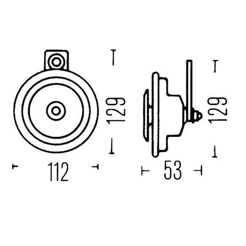 KORNA 12 V B.DİDİT KALIN 335 HZ