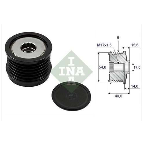 ALTERNATÖR KASNAĞI 6-KANAL ALFA ROMEO GIULIETTA-FI