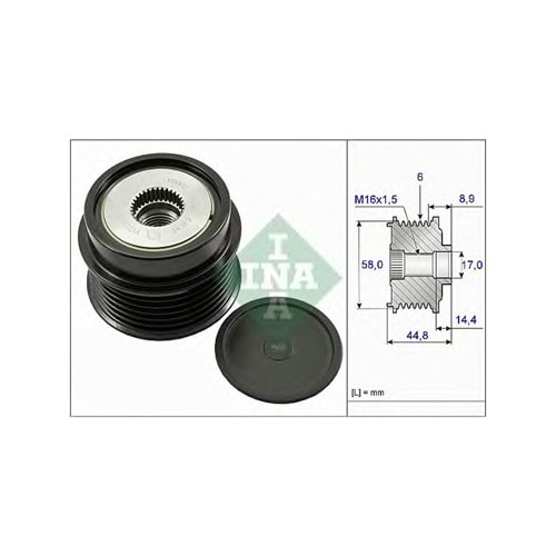 ALT. KASNAĞI RULMANLI HYUNDAI İ20-İ30 KIA CEED RIO