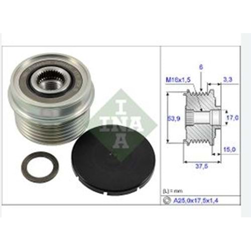 ALTERNATÖR KASNAĞI FIAT 500L 500X ALFA ROMEO GIULI