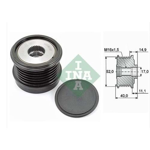 ALTERNATÖR KASNAĞI 6 KANALLI MERCEDES C E GLC GL