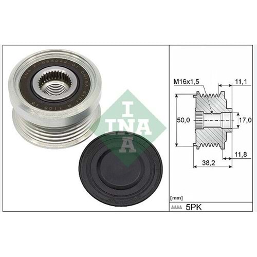 ALTERNATÖR KASNAĞI SSANGYONG 1.6 XDI