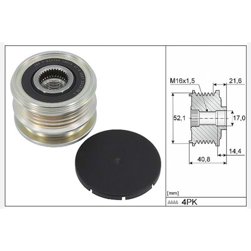 ALTERNATÖR KASNAĞI RENAULT LOGAN SANDERO NISSAN