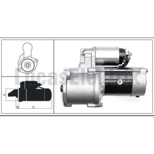 M80 BMC MEGASTAR 12V-2.0 kW-10DİŞ