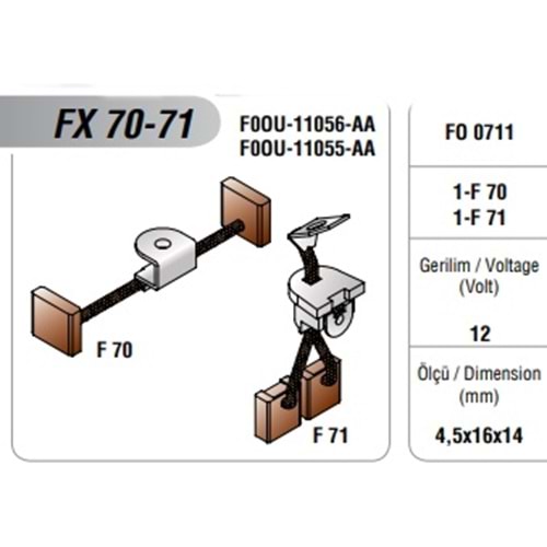 12V FORD MONDEO / TRANSIT / ESCORT