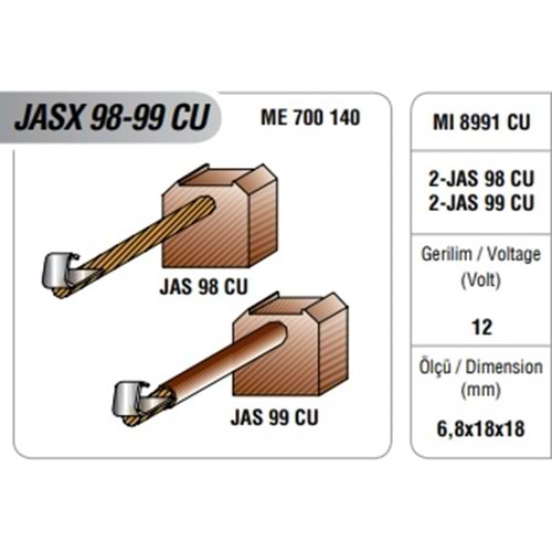 12V MARŞ MOT. KÖMÜRÜ