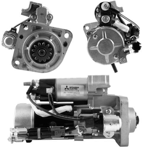 M.MOT. 24V 5,0 KW 12 DIS MAN TGA - TGL - TGM TRUCK