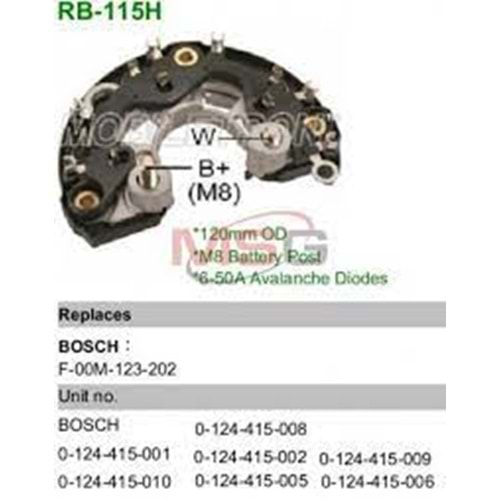 120mm IBR 202 OPEL ASTRA G 1.2 16V (98>)/CORSA C 1