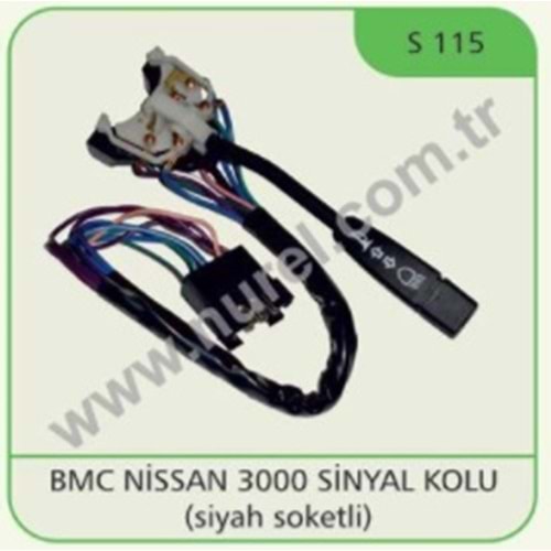 BMC NISSAN 3000 SİNYAL KOLU (SİYAH SOKETLİ)