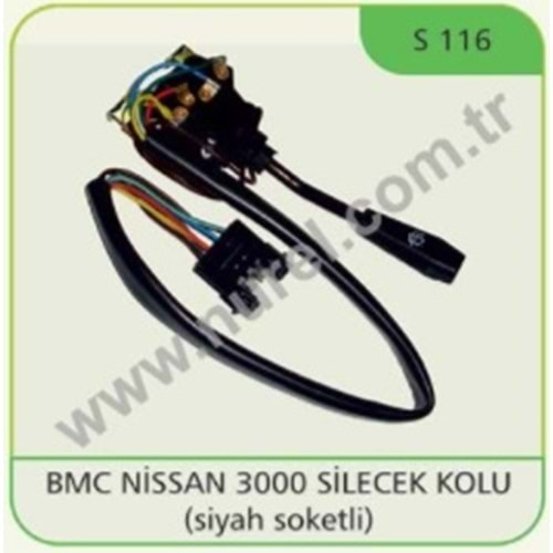 BMC NISSAN 3000 SİLECEK KOLU (SİYAH SOKETLİ)