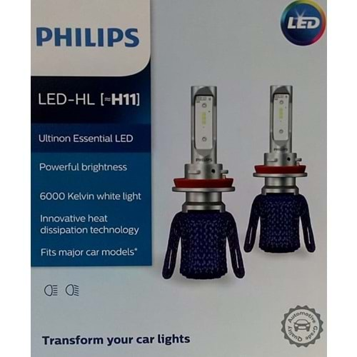 PHILIPS H11 LED FAR AMPULU 6000K