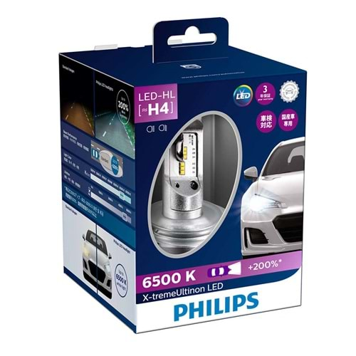 LED XENON H4 6500K+200%