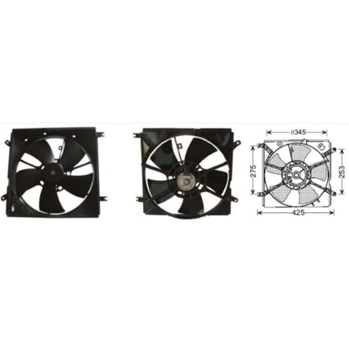 FAN MOTORU TOYOTA RAV4 2001-2003