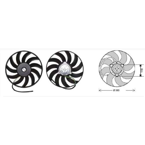 FAN MOTORU AUDI A6 2004