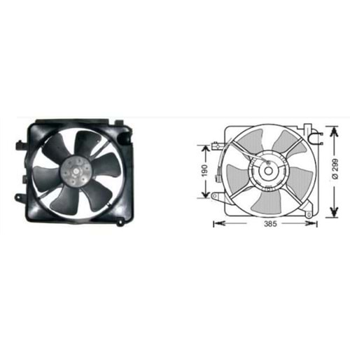 FAN MOTORU CHEVROLET SPARK