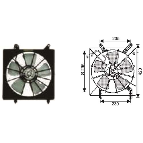 FAN MOTORU HONDA ACCORD 1998-2002