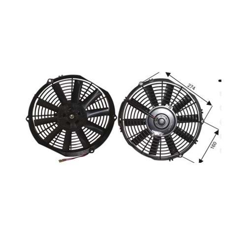 PERVANELİ FAN MOTORU 12V 11