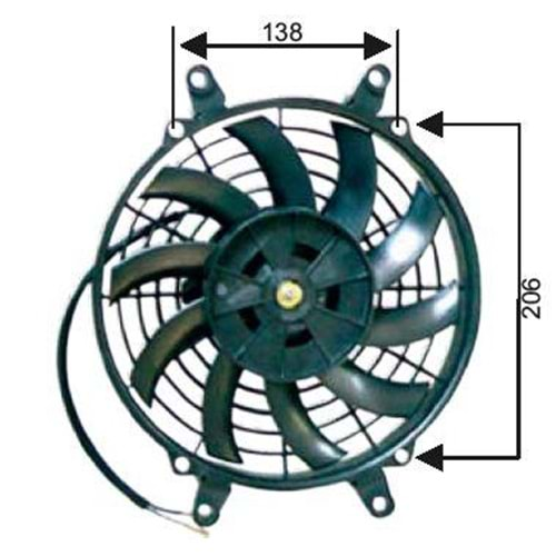 24V.PERVANELI FAN MOTORU 24V 9