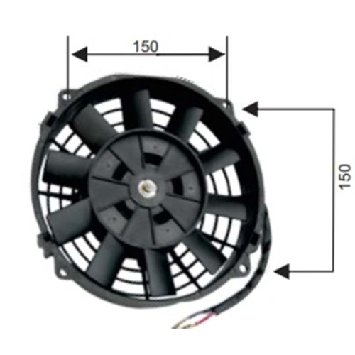 12V.PERVANELI FAN MOTORU 7