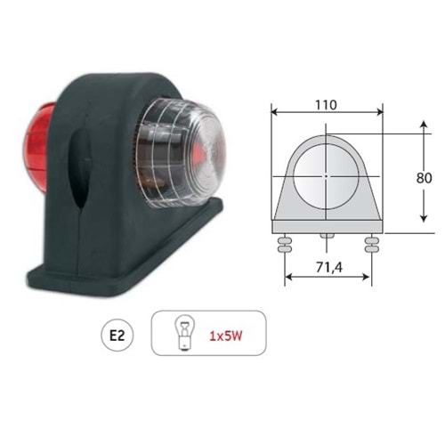 TAKOZ LAMBASI 80 MM.KIRLANGIÇ