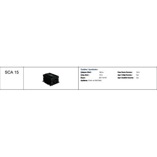 24V 15A SWITCH MODE 3 UÇLU