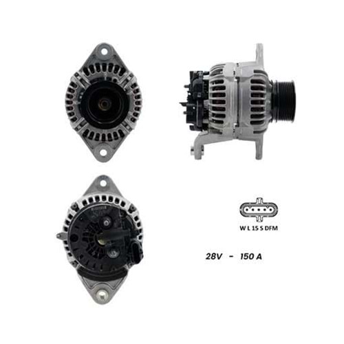 ALT.24V 150A VOLVO