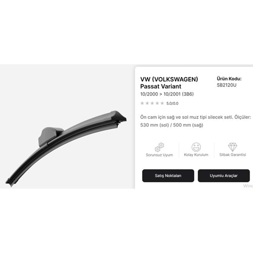 OTO CAM SİLECEK SÜPÜRGESİ