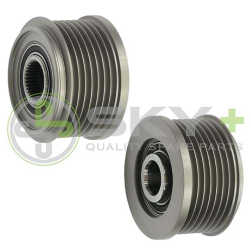 ALT RULMANLI KASNAK FORD TRANSIT V347-TOURNEO 2.2TDCI-L.ROVER-HILUX-MAZDA 7 KANAL BOSCH (F-556174 535012810)