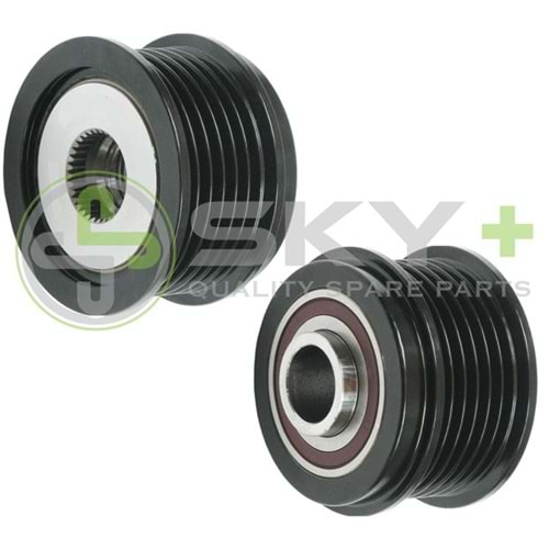 ALT RULMANLI KASNAK FORD CONNECT FOCUS FIESTA VOLVO MAZDA TDCi 6 KANAL 920006 VALEO (535023610)