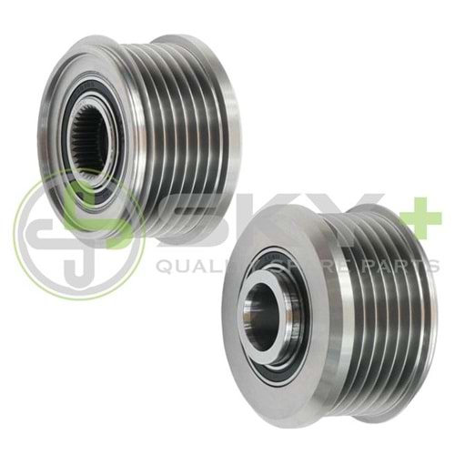 ALT RULMANLI KASNAK CITROEN BERLINGO 1,6HDI-C3 1,6HDI SCUDO 1,6D-1,9D 6 Kanal VALEO TIP (F-236591 535006210)