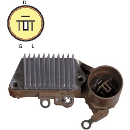 KONJ.OPEL CORSA / ISUZU ATMA YUV.SOKET 3 FİŞ