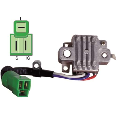 KONJ.12V.TOYOTA FORKLIFT YAS.SOKET KABLOLU