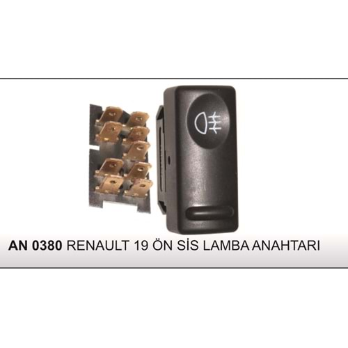 RENAULT 19 ÖN SİS LAMBA ANAHTARI